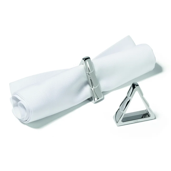 O Tannenbaum Napkin holder, set of 2, silver from Philippi