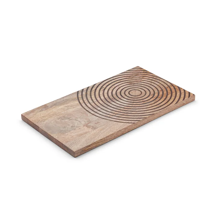 Deco Serving board, 30 x 15 cm, natural mango by Humdakin