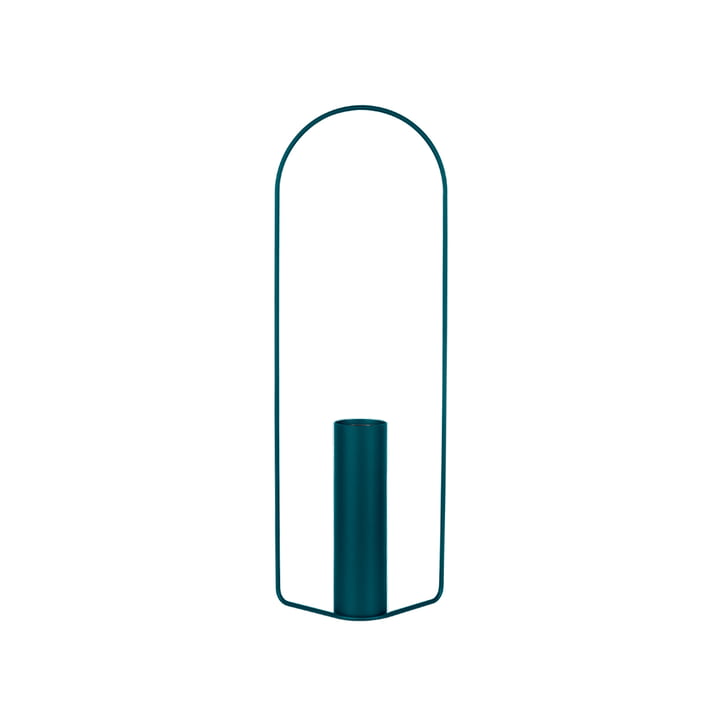 The Itac vase from Fermob in the color acapulco blue
