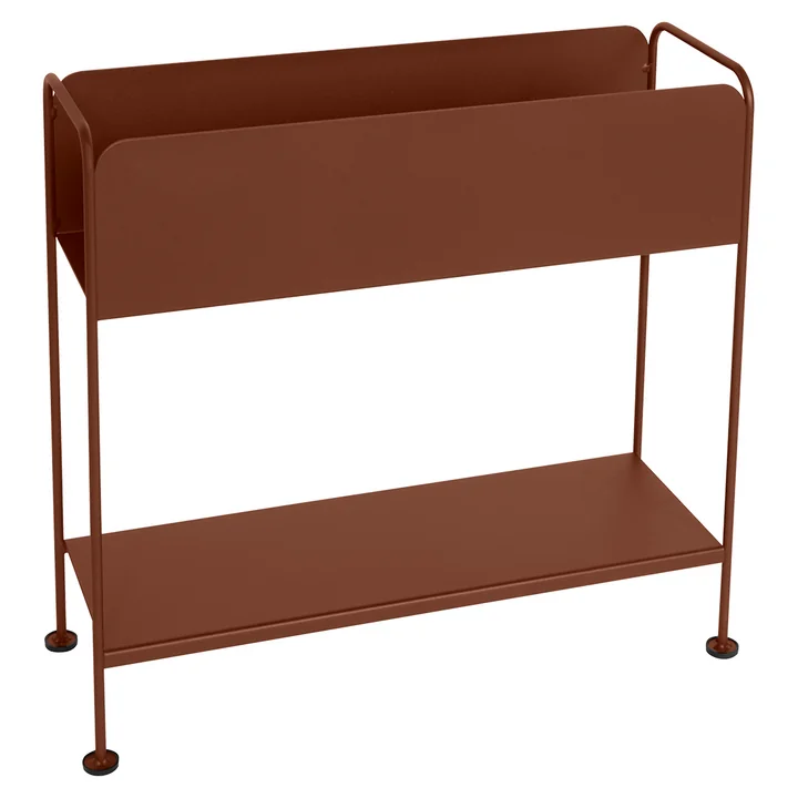 Picolino Console table from Fermob in color ocher red
