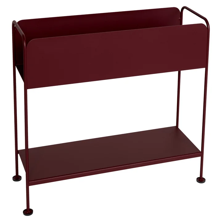 Picolino Console table from Fermob in the color black cherry