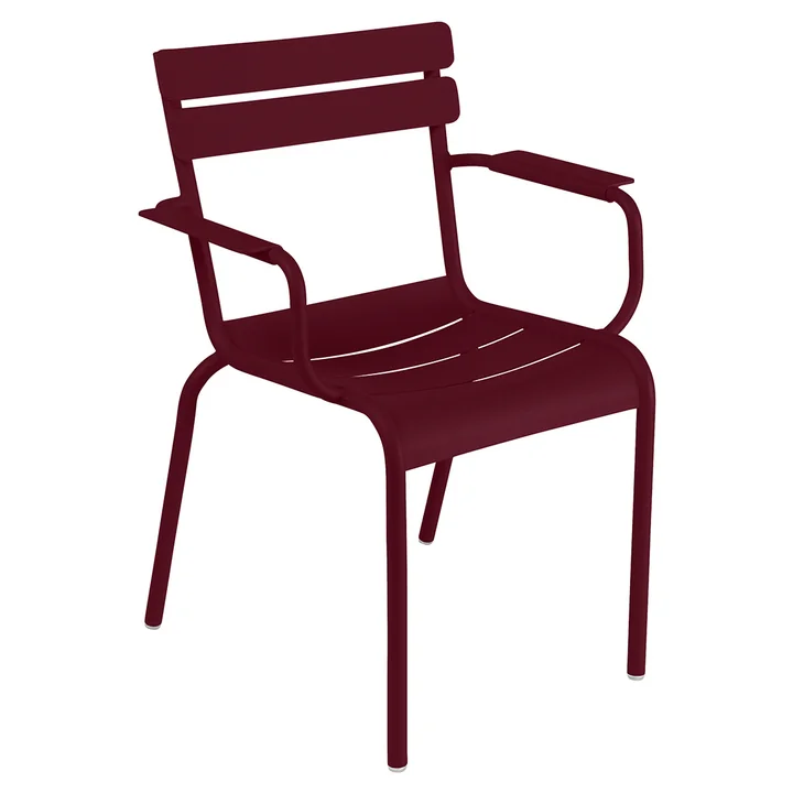 Luxembourg Armchair from Fermob in the color black cherry