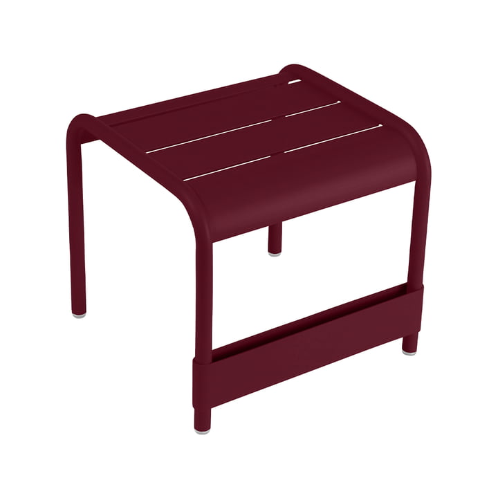 Luxembourg Low table / footstool, 44 x 42 cm from Fermob in color black cherry