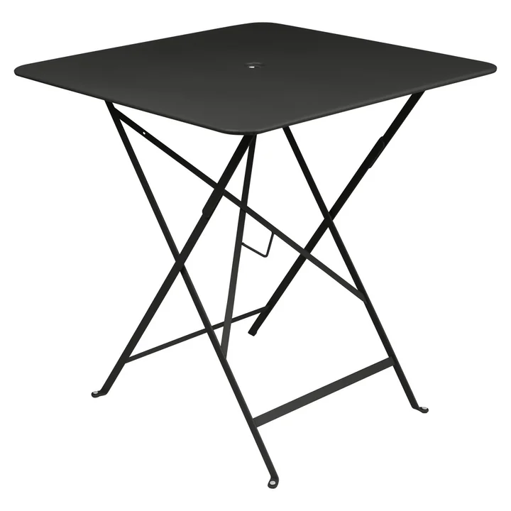 Fermob - Bistro Folding table, 71 x 71 cm, licorice