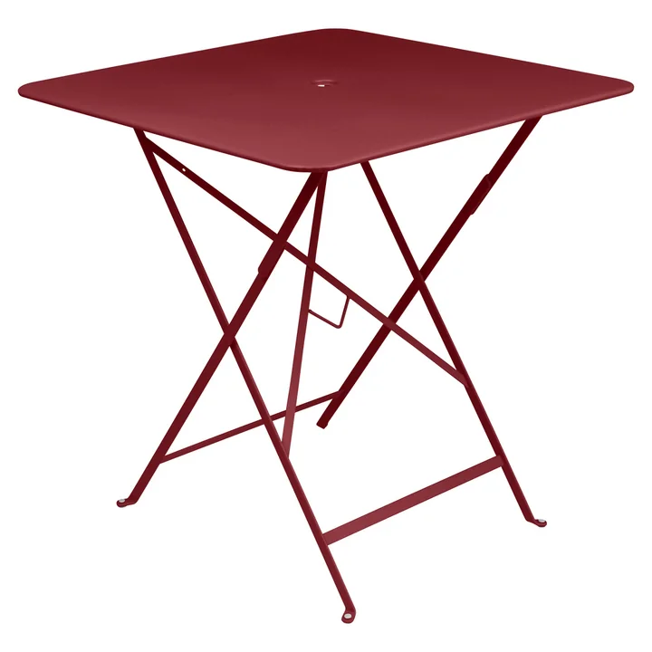 Fermob - Bistro Folding table, 71 x 71 cm, chili