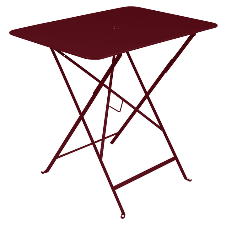 Bistro Folding table 77 x 57 cm from Fermob in color black cherry