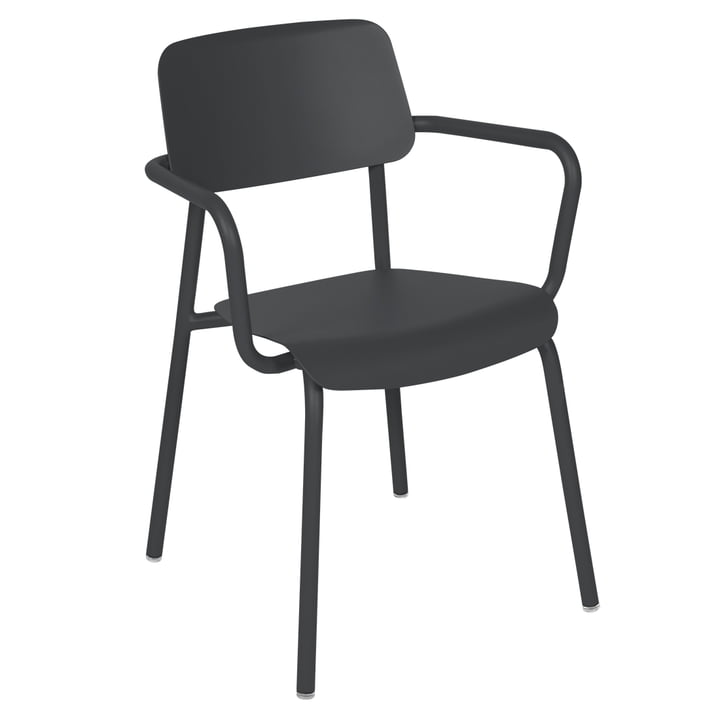 Studie Armchair from Fermob in the color anthracite