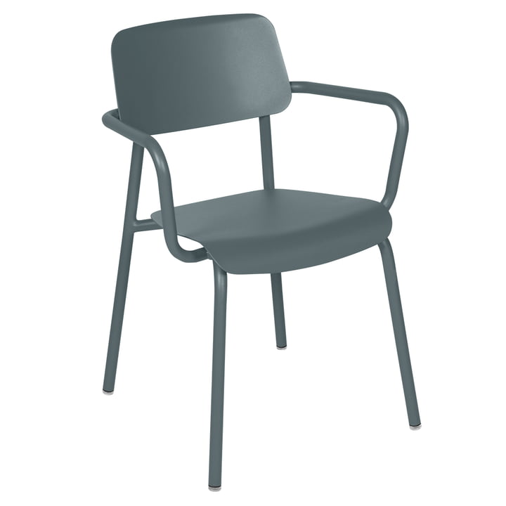 Studie Armchair from Fermob in the color thunder gray