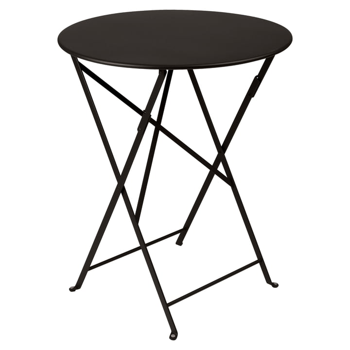 Bistro Folding table from Fermob in color licorice