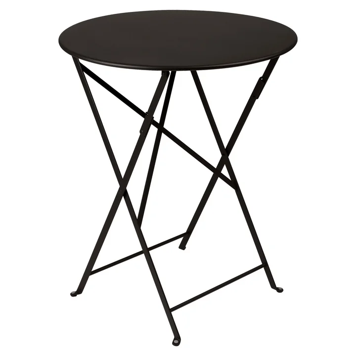 Bistro Folding table from Fermob in the color licorice