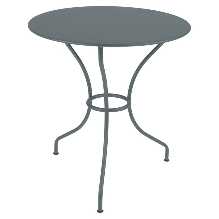 Opéra Garden table from Fermob in the finish thunder gray