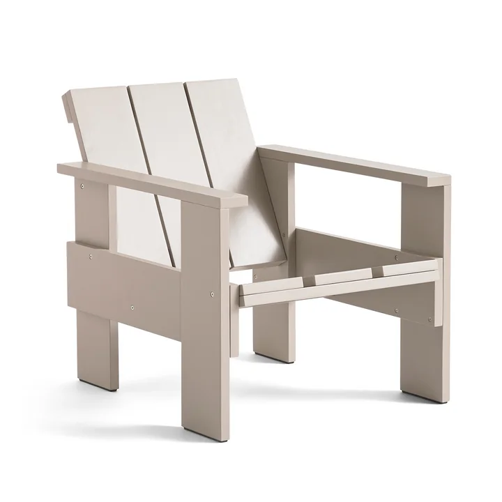 Crate Lounge Chair, L 77 cm, london fog from HAY
