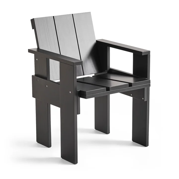 Crate Lounge Chair, L 64 cm, black from HAY