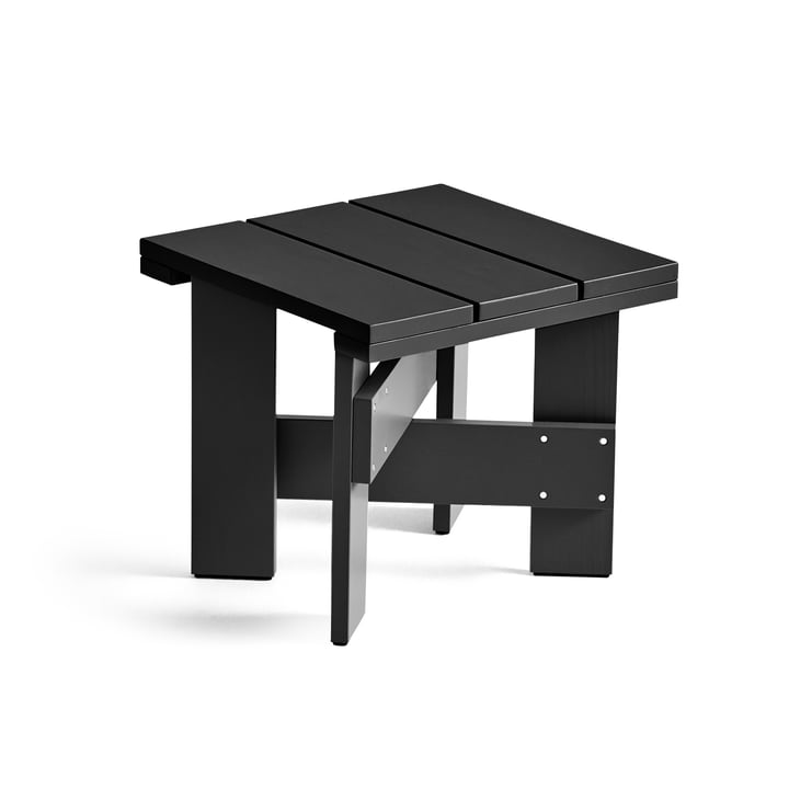 Hay - Crate side table, L 45 cm, black