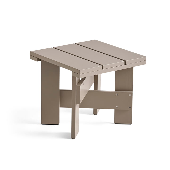 Hay - Crate side table, L 45 cm, london fog