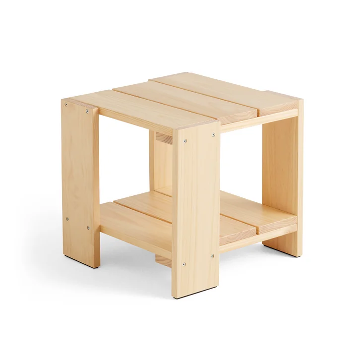 Crate Side table, L 49.5 cm, pine from HAY