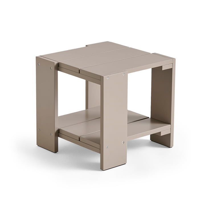 Crate side table, L 49.5 cm, london fog by Hay