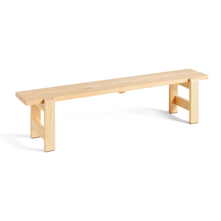 Weekday Bench, L 190 cm, pine from HAY