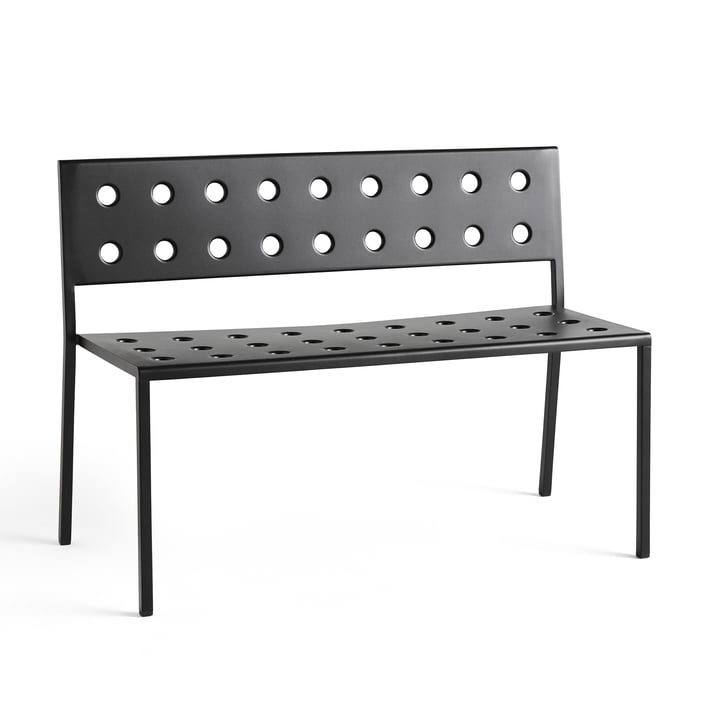 Balcony Dining bench, L 114cm, anthracite from Hay