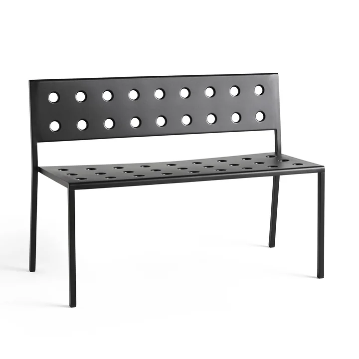 Balcony Dining bench, L 114cm, anthracite from HAY