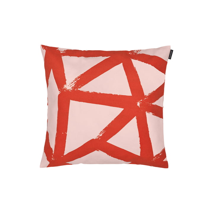 Ukkospilvi Pillowcase 40 x 40 cm, peach / red from Marimekko