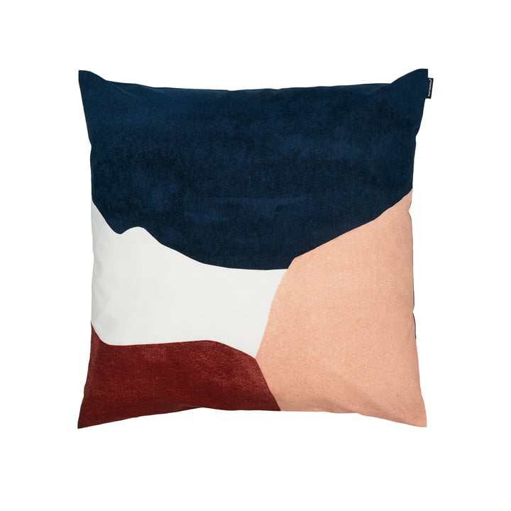 Pyykkipäivä Pillowcase 50 x 50 cm, white / blue / brown from Marimekko