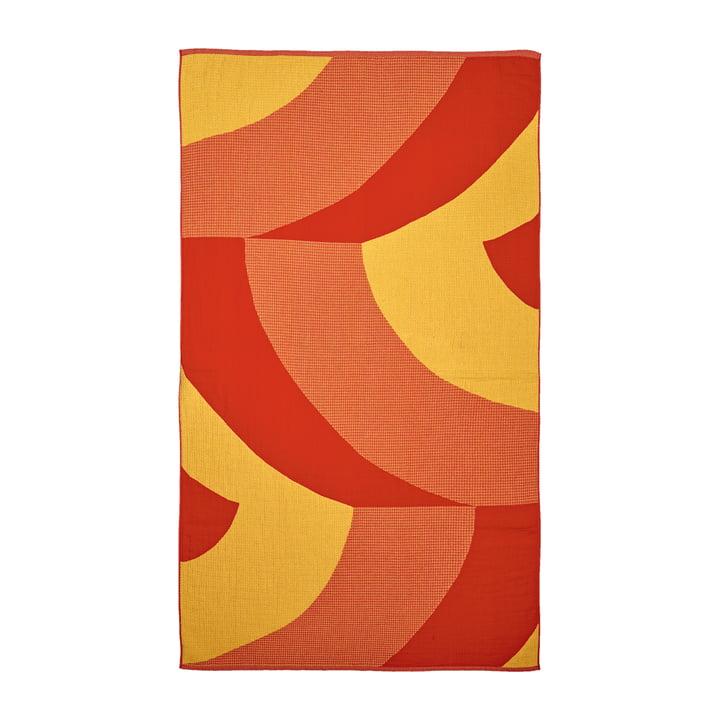 Marimekko - Savanni Beach towel 100 x 180 cm, yellow / red / light yellow
