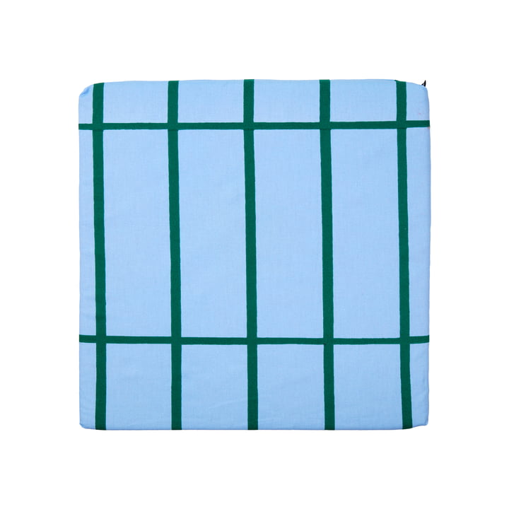 Marimekko - Tiiliskivi Seat cushion 40 x 40 cm, light blue / green