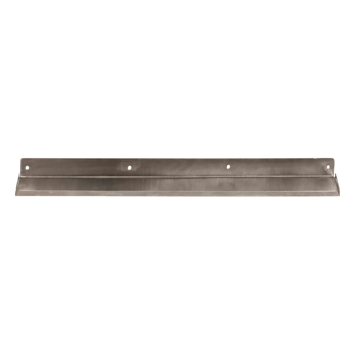 Ledge Wall shelf, L 80 cm, silver brushed from House Doctor