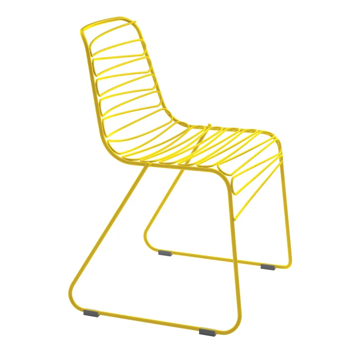 Flux Outdoor chair, yellow from Magis