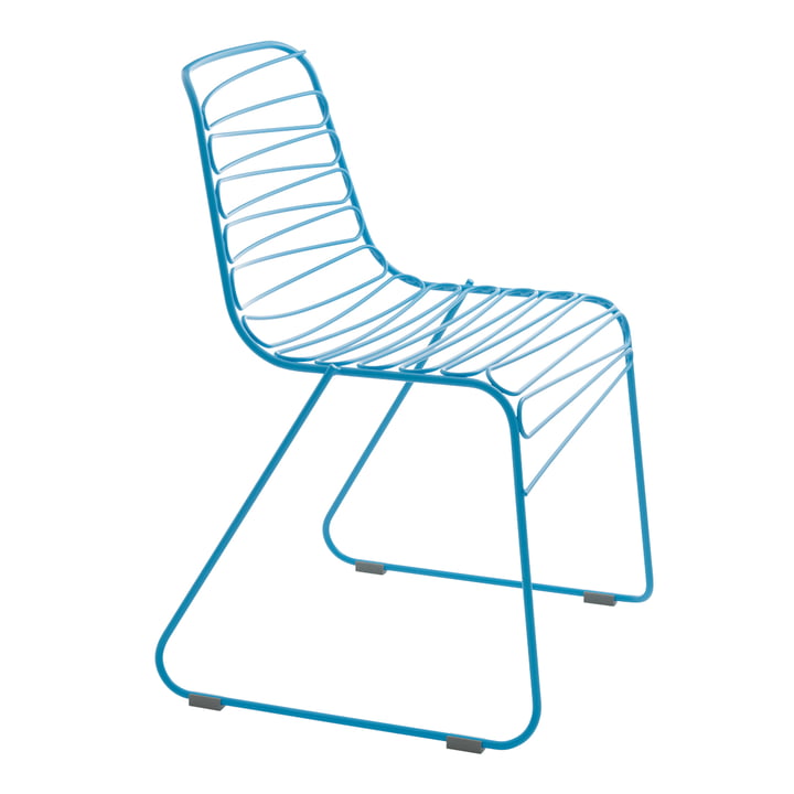 Flux Outdoor chair, light blue from Magis