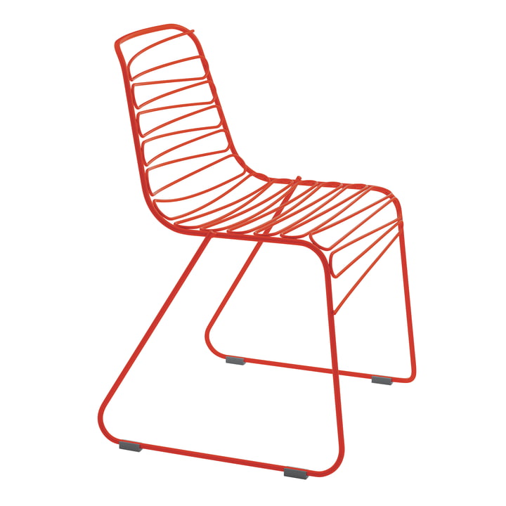 Flux Outdoor chair, red from Magis
