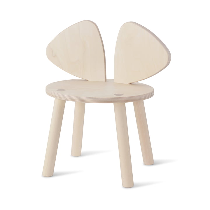 Mouse Children's chair from Nofred in matt lacquered birch finish