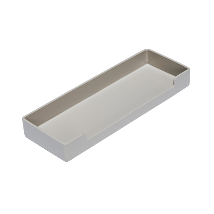 District Storage tray square, light gray from Hübsch Interior
