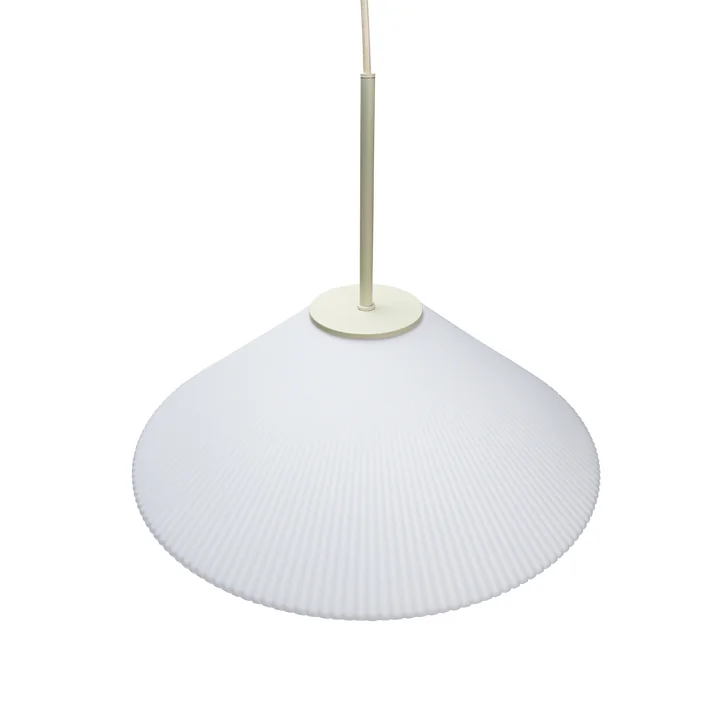 Solid Pendant lamp, sand / white from Hübsch Interior