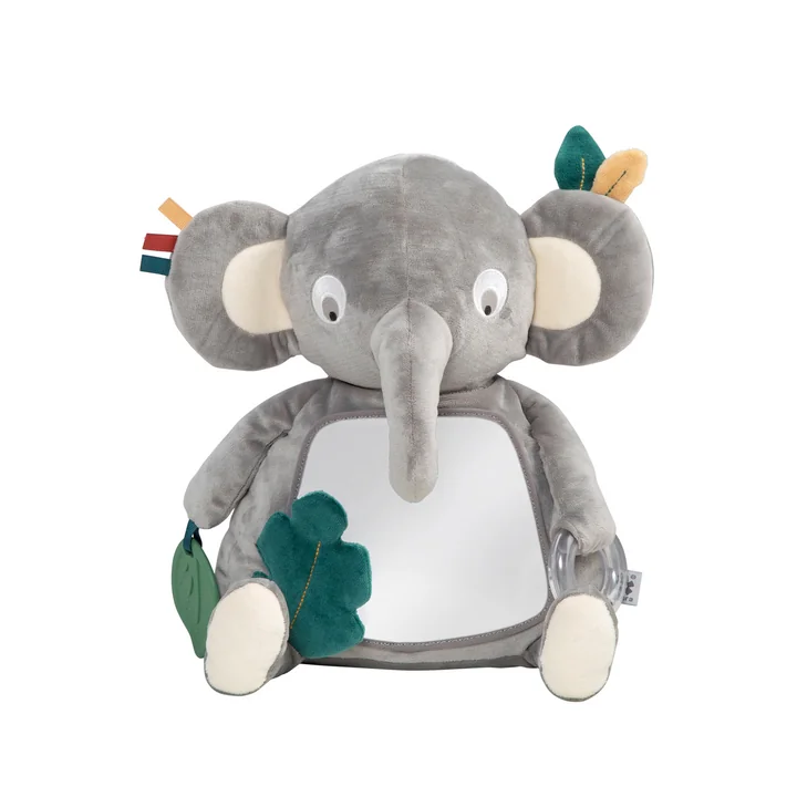 Activity toy Finley the elephant from Sebra in the color grey