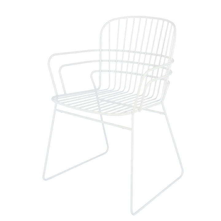 Ferly Garden armchair from Jan Kurtz in white