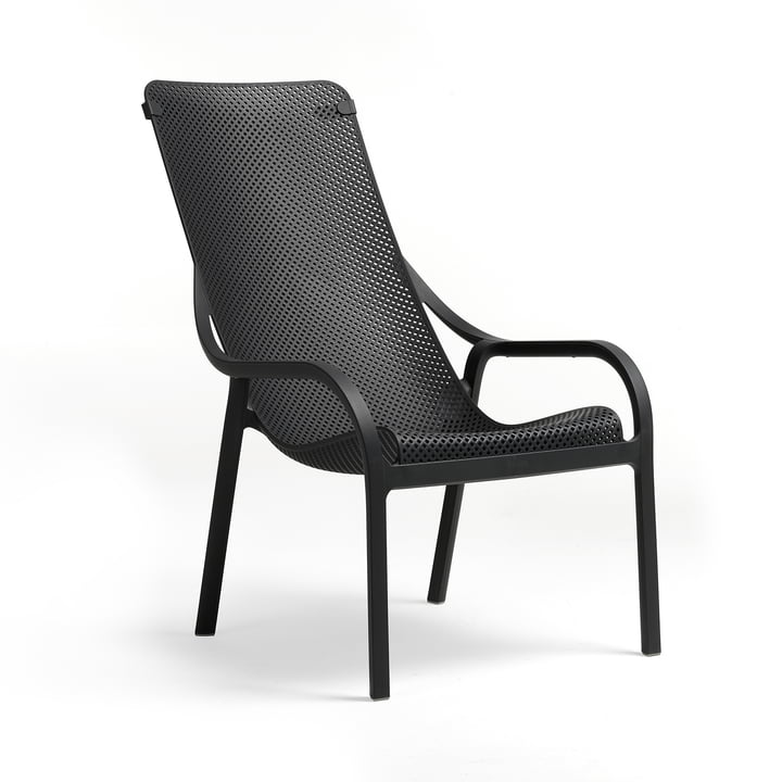 Net Outdoor Lounge chair from Nardi in anthracite