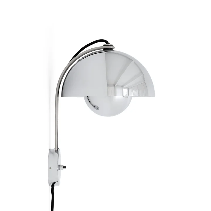 & Tradition - Flowerpot Wall lamp VP8, chrome-plated