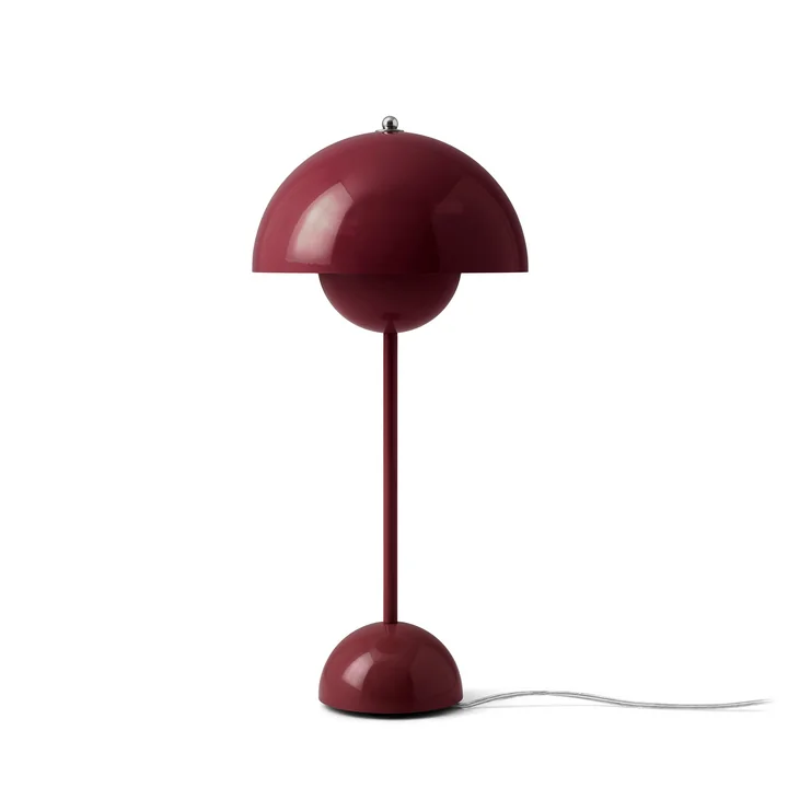 & Tradition - FlowerPot table lamp VP3, dark plum