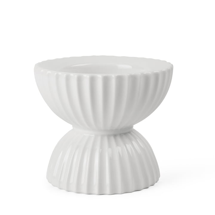 Tura block candle holder from Lyngby Porcelæn