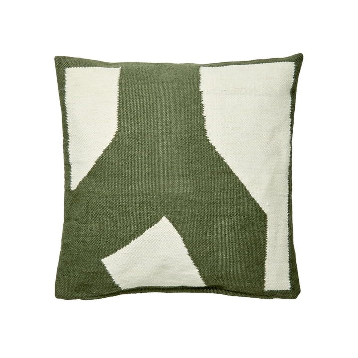Eilo pillowcase from Broste Copenhagen in color green