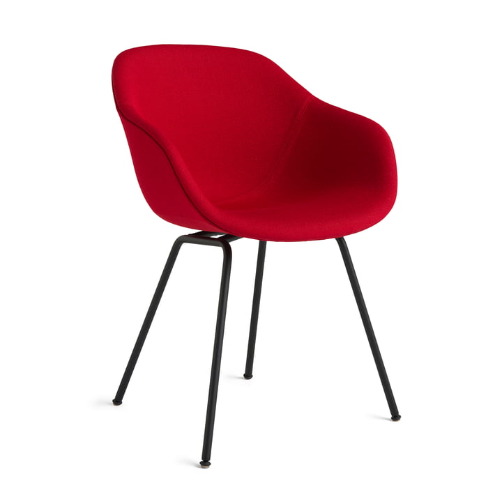 About A Chair AAC 227, steel powder coated black / Vidar 556 from Hay