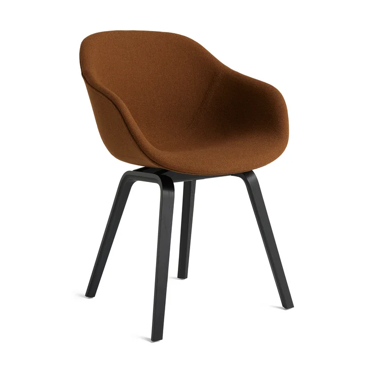 About A Chair AAC 223, black lacquered oak / Hallingdal 350 from HAY