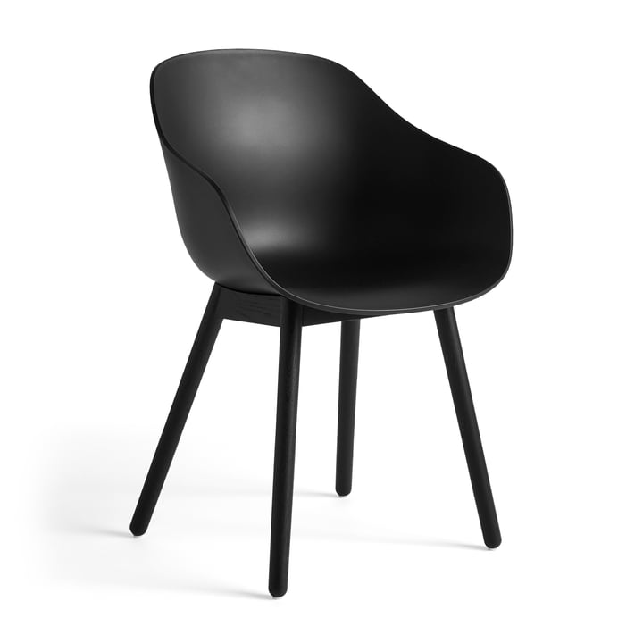 About a Chair AAC 212, oak black lacquered / black from Hay
