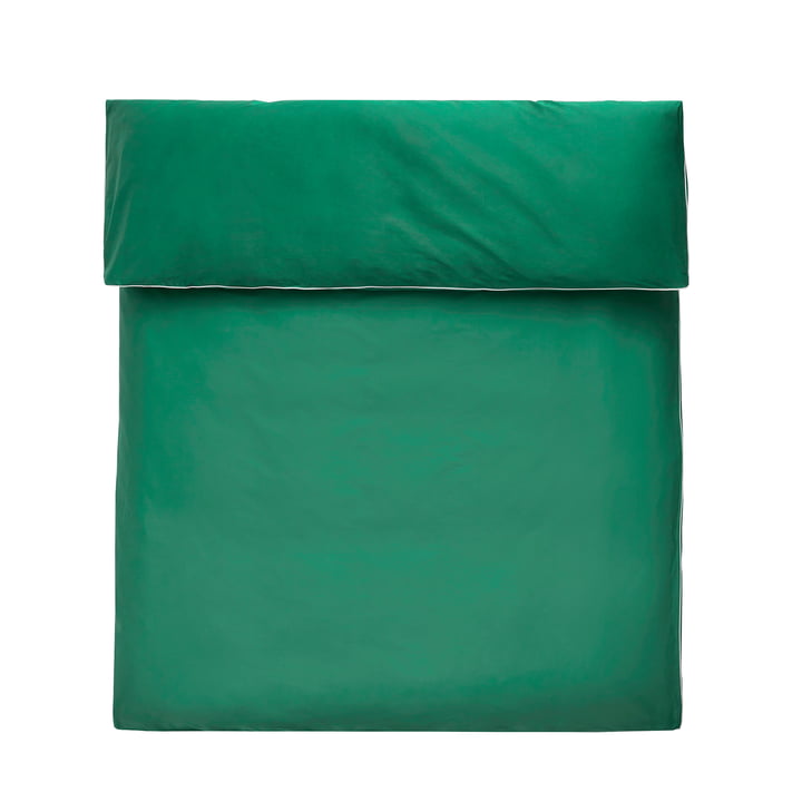 Outline Comforter cover, emerald green from Hay