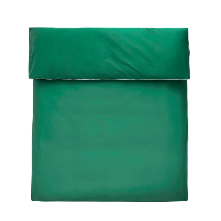 Outline Comforter cover, emerald green from HAY