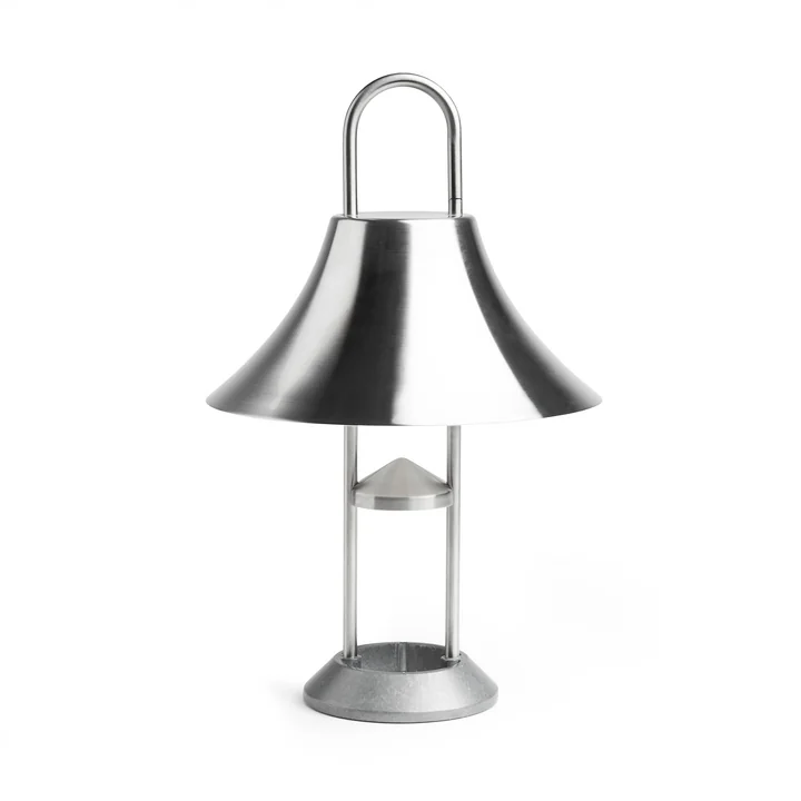 Mousqueton LED lamp, stainless steel brushed by HAY