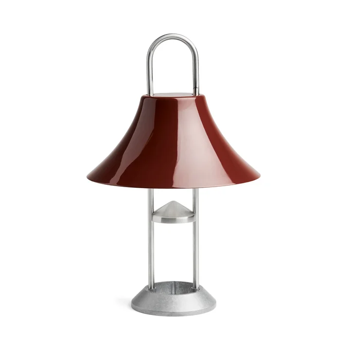 Mousqueton LED lamp, iron red by HAY