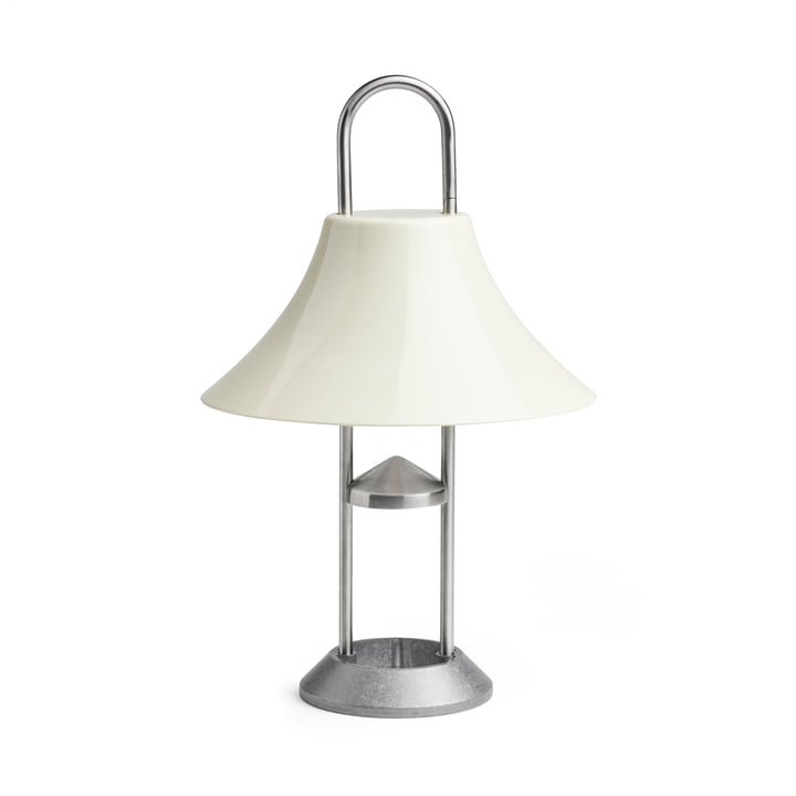 Mousqueton LED lamp, oyster white by Hay